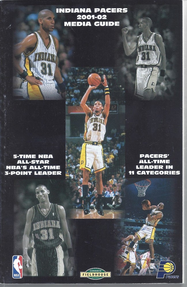 Item #113591 2001-02 Indiana Pacers Media Guide. Indiana Pacers.
