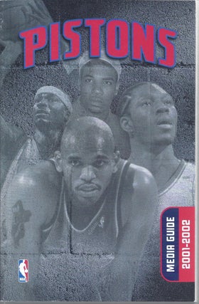 Item #113595 2001-02 Detroit Pistons Media Guide. Detroit Pistons
