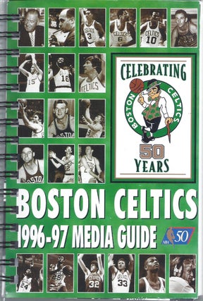 Item #137344 1996-97 Boston Celtics Media Guide. Boston Celtics