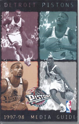 Item #137366 1997-98 Detroit Pistons Media Guide