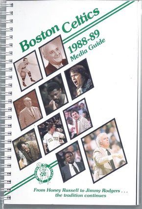 Item #165944 1988-1989 Boston Celtics Media Guide. Boston Celtics
