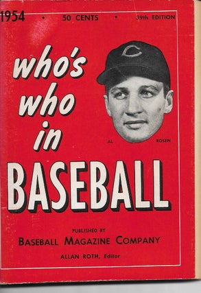 Item #207351 Who's Who In Baseball 1954. Allan Roth
