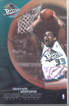 Item #285975 1999-2000 Detroit Pistons Media Guide. Detroit Pistons