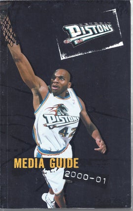 Item #285976 2000-01 Detroit Pistons Media Guide. Detroit Pistons