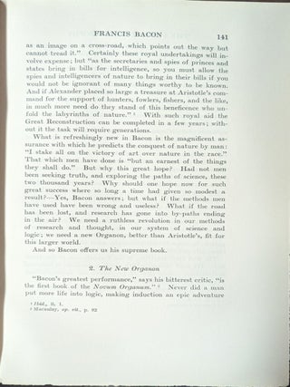 The Story Of Philosophy The Lives And Opinions Of The Greater Philosophers [ Inscribed By The Author]