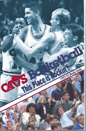 Item #353629 1992-93 Cleveland Cavaliers Media Guide. Cleveland Cavaliers