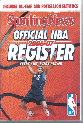 Item #353729 Official Nba Register, 2006-07 Edition. Zach Bodendieck, Rob Reheuser