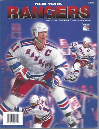 Item #353735 1995-96 Official New York Rangers Yearbook. Thomas Brooks, Managing