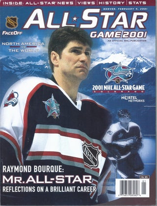 Item #353748 2001 Nhl All Star Game Program - Raymond Bourque Cover. Faceoff