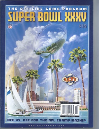 Item #353752 Super Bowl XXXV Official Game Program - Baltimore Ravens Vs. New York Giants....