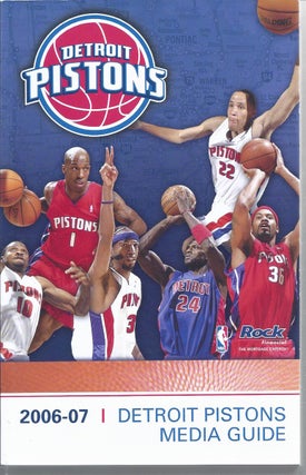 Item #353782 2006-07 Detroit Pistons Media Guide. Detroit Pistons