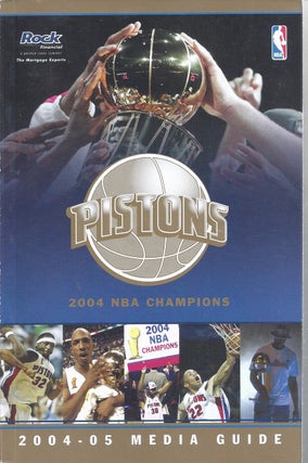 Item #353783 2004-05 Detroit Pistons Media Guide. Detroit Pistons