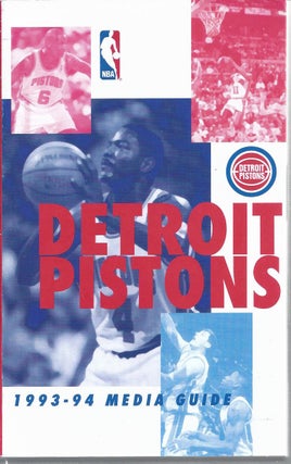 Item #353788 1993-94 Detroit Pistons Media Guide. Detroit Pistons