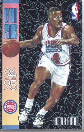 Item #353790 1994-95 Detroit Pistons Media Guide. Detroit Pistons
