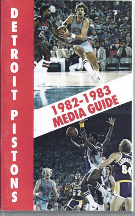 Item #353795 1982-83 Detroit Pistons Media Guide. Detroit Pistons