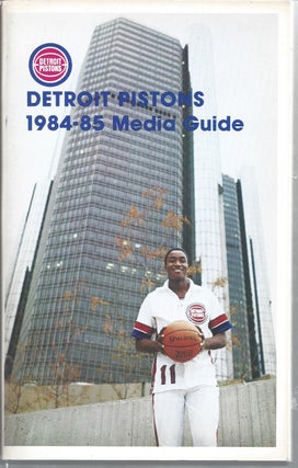 Item #353796 1984-85 Detroit Pistons Media Guide. Detroit Pistons