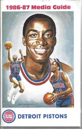 Item #353797 1986-87 Detroit Pistons Media Guide. Detroit Pistons