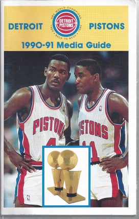 Item #353798 1990-91 Detroit Pistons Media Guide. Detroit Pistons