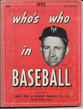 Item #359032 Who's Who In Baseball 1955. Allan Roth
