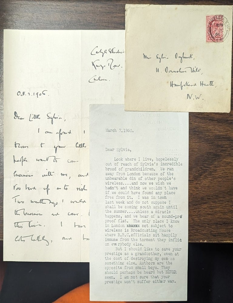 Arthur Ransome Handwritten Signed Letter & Typed Signed Letter | Arthur ...