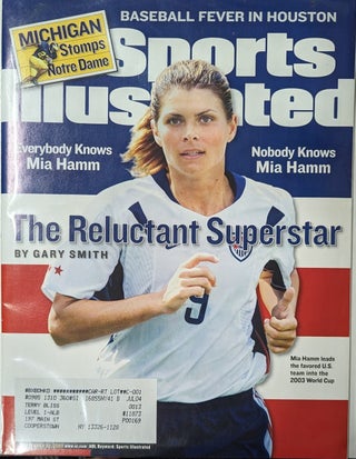 Item #360290 Sports Illustrated September 22, 2003 The Reluctant Superstar Everybody Knows Mia...